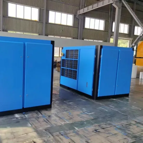 75kw 100HP 8bar/10bar with 600L Tank Oil-Lubricated Direct Drive Screw Air Compressor